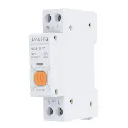 AVATTO Tuya WiFi Smart Circuit Breaker Switch With Metering 63A 1P Smart Life App Timer Module Support Alexa Google Home