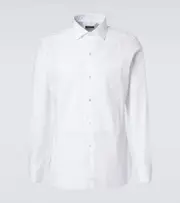 [Zegna] Zegna Cotton tuxedo shirt UK 15,5 white