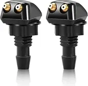 2 Pack Car Windshield Washer Wiper Water Jet Spray Nozzle Windscreen Washer Jets，for Hyundai Solaris 2 Elantra i30 i35 i40 Kona Azera