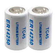 2x 1pc 3.6V Lithium 1000mAh Single Use 1/2 AA Battery for Computer Memory Backup