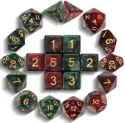 DND Dice Set - 2 X 11 Polyhedral Dice Set with Extra 3 X D6, 1 X D20, Great for