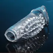 Penis Sheath Male Penis Sleeve Girth Reusable Condoms Extender BiggerEnhancer!