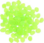 DOITOOL 200pcs Glowing Fish Glow Dark Rocks for Landscape Outdoor Decorative Stones