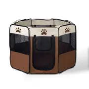 8 Panel Portable Puppy Dog Pet Exercise Playpen Crate Medium
