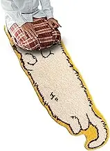 Cat Rug for Bedroom - Cartoon Cat Non Slip Rug Soft Bedside Doormat | Unique Cat Rug Non Slip Floor Mat, alf