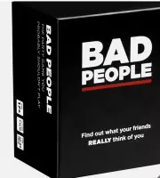 BAD PEOPLE - NSFW Brutal Expansion Pack (100 NEW Question Cards) - Party Game