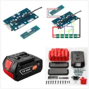 Li-ion Battery Case Housing Cover PCB Circuit Board Kit For 18V Battery Tool D
