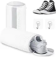 [PRUTNOY] 2 Pcs Shoe Washing Bag, Shoes Laundry Bag, Shoe Cleaning Bag with Zippered, Reusable Shoe Bag for Washing Machine, Which Contain Fluffy Fibers, Suitable for All Shoes and Size