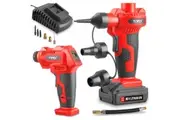 TOPEX 2IN1 Cordless High Volume & Pressure Inflator Deflator, Air Compressor Pump