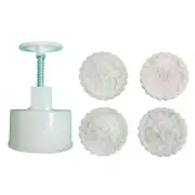 200g DIY 3D Mooncake Molds Grape Tulip Patterns Shaped Moon Cake Mold Press Safe