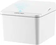 Daseeme 4L Touch-Free Trash Cans Smart Induction Trash Bin Infrared Motion Sensor Automatic Garbage Can with Lid for Car Kitchen Bathroom Office Bedroom USB Powered