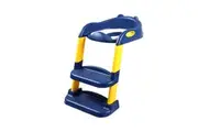 Bopeep Kids Toilet Ladder Toddler Training Step Stool Soft Seat Non Slip Blue