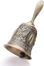 FLYTENG-Christmas Hand Bell Call Bell Brass Wedding Bells,Very Loud Handbell，Christmas Hand Bells for Kids and Adults