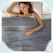 Convenientto Summer Ultimate Cooling Blanket, Light Cooling Throw Blankets for Hot Sleepers,Double Cooling Blanket Queen&King Size for Home,Bed,Couch,Office,Temperature-regulating (Deep Gray,60x80in)
