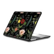 MacBook Air 13-inch (M2 - M4) Impact Case Botanical and Black Pugs