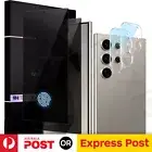 Fr Samsung S25 S24 S23 S22 S21 Plus Ultra FE Privacy Glass Screen Lens Protector
