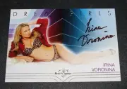 2017 Benchwarmer IRINA VORONINA Dreamgirls Gold Foil Autograph PLAYBOY Playmate