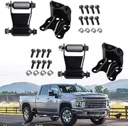 Rear leaf spring shackle for ford ranger lowering kit Hanger Brackets Repair Kit Fit For 1986-2011 Ford Ranger ，1998-2001 Mazda B2500 ，Mazda B2300/B3000/B400 with 2.5" # 722-001 + 722-010