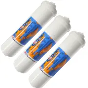 Omnipure K5555-JJ DI RESIN 2.5"x10" Deionizing Mixed Bed Filter 1/4"QC 3PACK