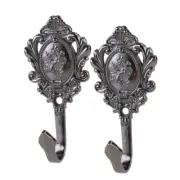 2pcsantique wall hooks Curtain tieback wall curtain rod hooks antique curtain