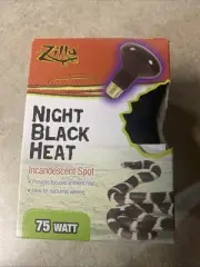Zilla Incandescent Spot Bulbs Night Black 1ea/75 W