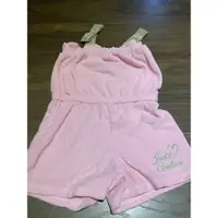 在飛比找蝦皮購物優惠-二手美國品牌juicy couture女童3y粉色毛巾料連身