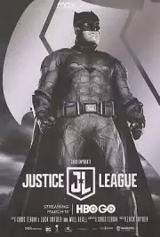 Justice League Batman Zack Snyder’s Movie Poster 17 X 12 Reproduction