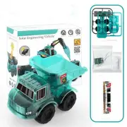 Solar Engineering Vehicle STEM Construction Toys STEM Building Toys Solar Electric Car DIY Assembly Truck Science Building Set Gifts Age 8+