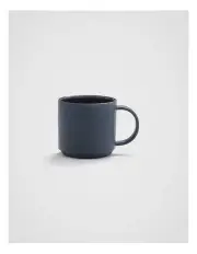 [Fine Day] Daily Porcelain Mugs 4 Pack in Charcoal