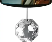 Colorful Crystal Sun Catcher, Transparent Glass Crystals Prism Rainbow for Window, 2.24 x 2.24 x 0.91 in Stunning Sun Catcher Prisms Ornament Pendant for Home Indoor Outdoor