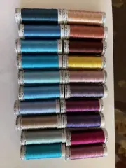 Gutermann Dekor Metallic Thread 200m/220yd- Lot Of 20 #23D