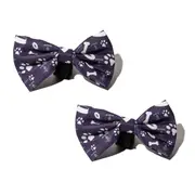 2x AFL Fremantle Dockers Bowtie Dog Necktie Ribbon Collar Neck Accessory OS