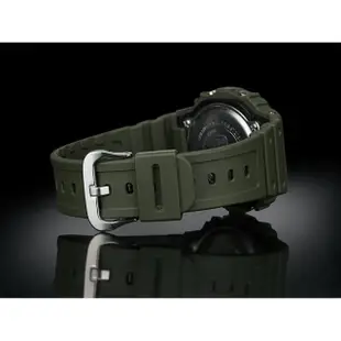 【CASIO 卡西歐】G-SHOCK 軍事風手錶-軍綠 女王節(DW-5610SU-3)