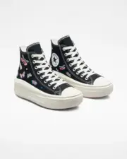 Converse Chuck Taylor All Star Move Platform Butterfly wings A05994C Black/Pink