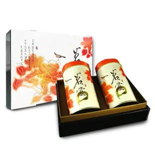 【名池茶業】金色茗賞禮盒－阿里山金萱(150gx2罐)