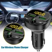 Bluetooth Car FM Transmitter MP3 Player Hand free Radio Adapter Kit USB Charger