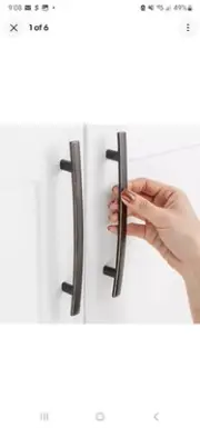 30 Pack 5 Inch Kitchen Cabinet Handles Oil Rubbed Bronze Cabinet Pulls Drawer US