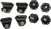ａ aternee 4Pcs Football Visor Clips Replacement Screws Quick Release Clips Fixing Universal Fasteners Repair Kit for Football Helmets