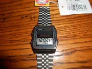 Vintage 1986 Casio Solar Watch, AL-180 Rare Digital Watch