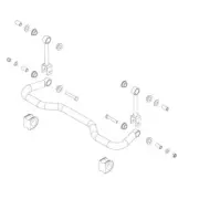 Roadmaster 1209-110 Rear Anti-Sway Bar-1-1/2" Diameter For Thor Siesta Sprinter