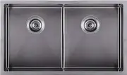 Abey Piazza Double Square Bowl Undermount Sink CR340DB