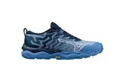 Mizuno Wave Daichi 8 Womens Running Shoes Flow / White / Dress Blue in US 8.5