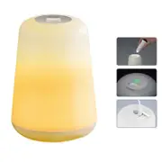 1W USB Night Light Bedside Lantern Plastic 60LM Two Modes Camping Lamp Table Desk LED 33 WHITE