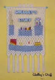 Macrame Hanging Art Caddy - Craft Book:#GS14 Simply Elegant Kiddie Karnival