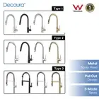 Decaura Kitchen Mixer Tap Pull Out 3-Mode Metal Spray Head Sink Faucet Swivel