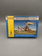 Warhammer Fantasy Old World NIB High Elf Battle Chariot Tiranoc OOP Sealed