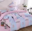 Lovely Whale Bedding Set Doona Quilt Cover Set Pillowcase Single Queen King Size