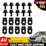 20X Car Body Bolts & M6 U-nut Clips Engine Cover Undertray Splash Universal (for: Fiat)