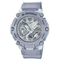 在飛比找momo購物網優惠-【CASIO 卡西歐】G-SHOCK 銀色金屬 未來感 碳核