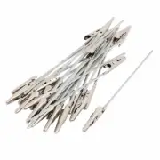 Non-insulated Electric Test Crocodile Metal Alligator Clips 4.9 Inch Long 25pcs